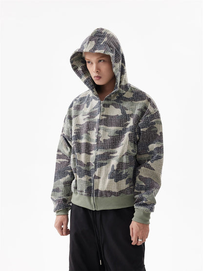 camouflage short jacket