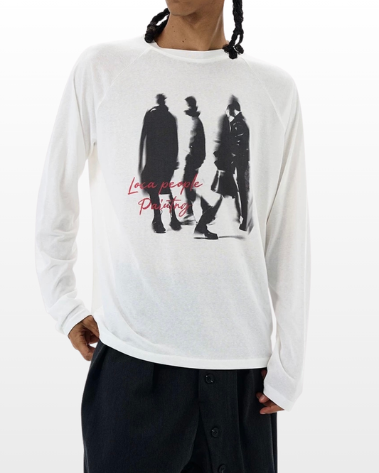 People Print Long Tee