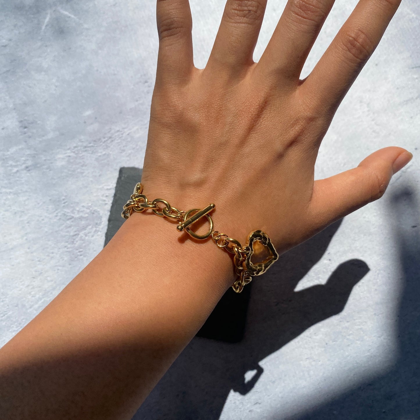 Gold Heart bracelet