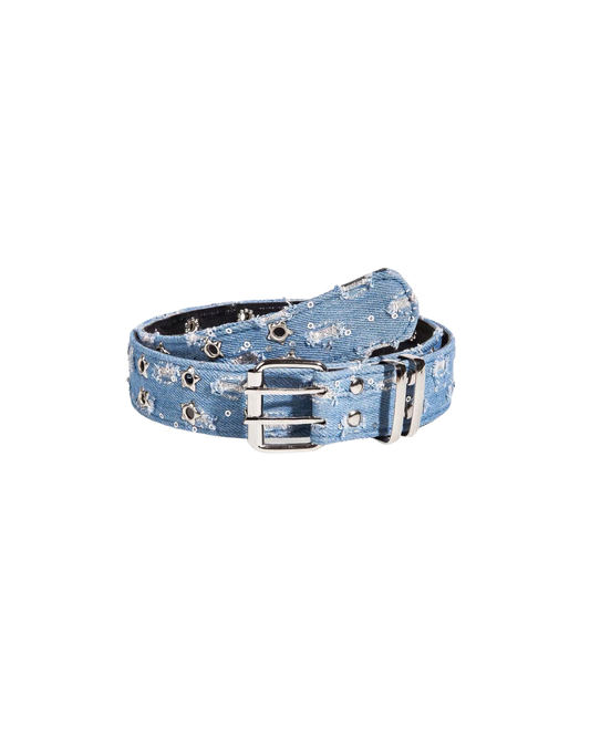 Blue Star Stud Belt