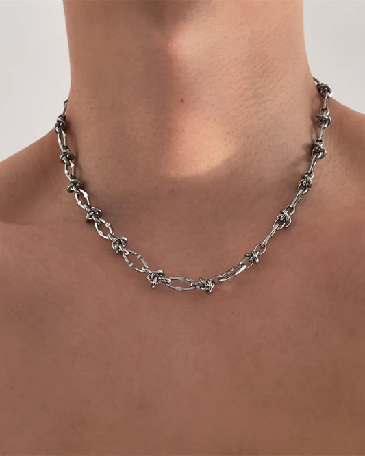 Knot Link Chain Necklace