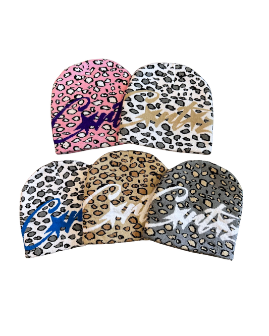 Leopard Logo Beanie
