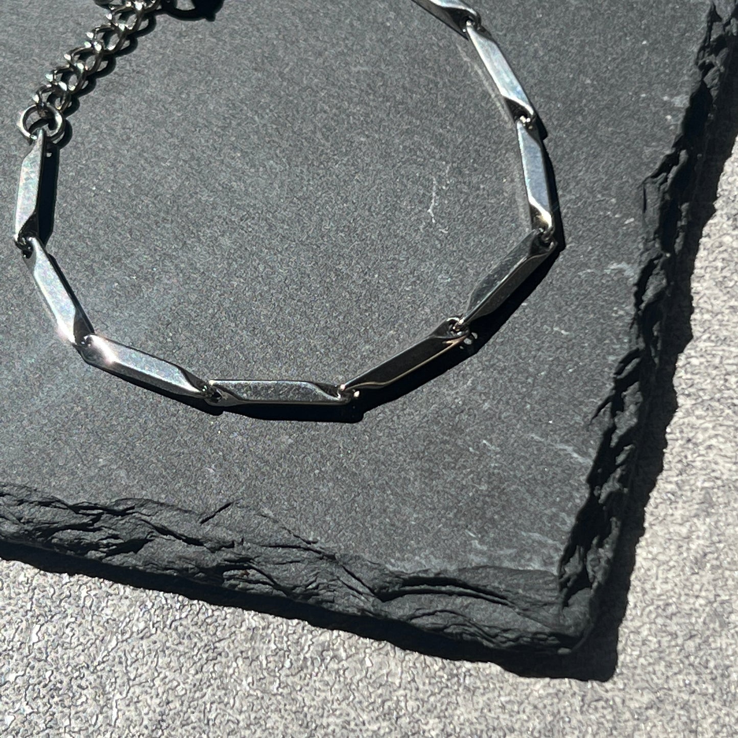 rhombus chain bracelet