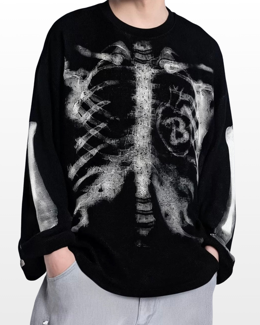 Shadow Skeleton Long Sleeve Tee