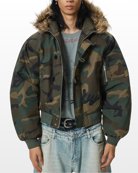 Urban Fox Camo Down Jacket