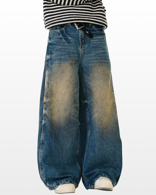 Vintage Fade Wide Jeans