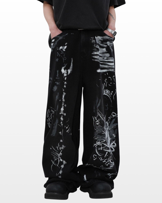 Street Ink Black Pants