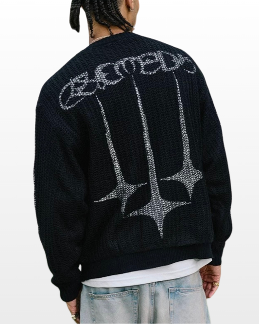 【公式正規品】ninety-nine Niche Spider Sweater KNIT – Ninety-nine