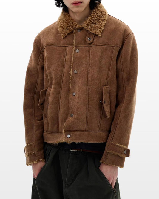 Suede Shearling Jacket