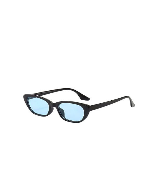 Blue drop sunglasses