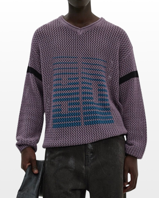 Mesh Pattern Knit
