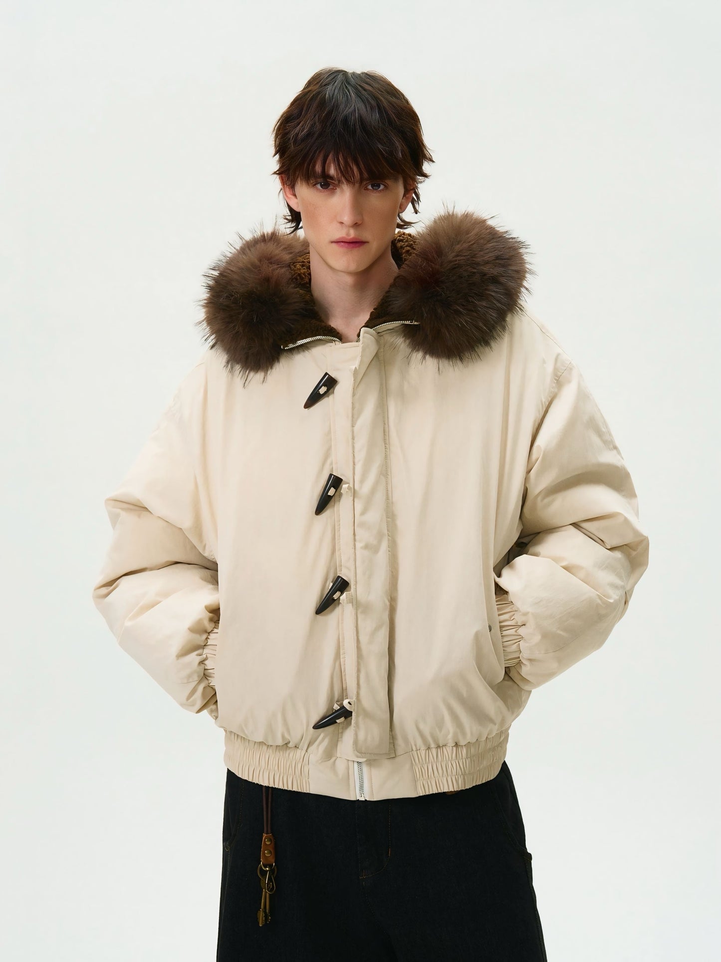 White Far Duffle Coat