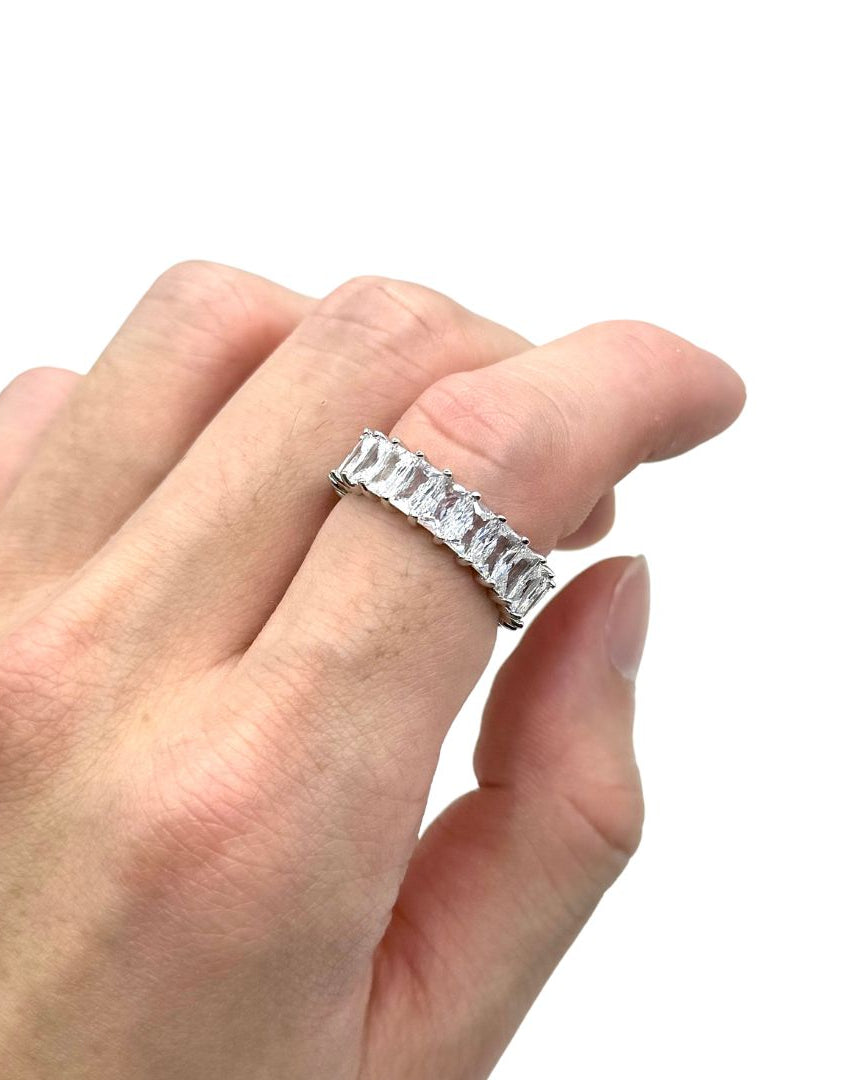 【 】SilverRing925 Curve Design 925 Sterling SilverRings for - CC 925 Silver Rings for Women