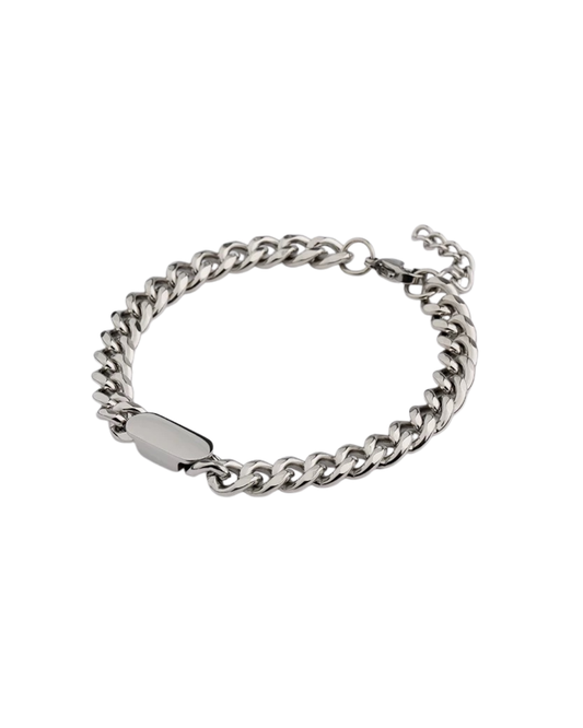 PLATE Silver Bracelet