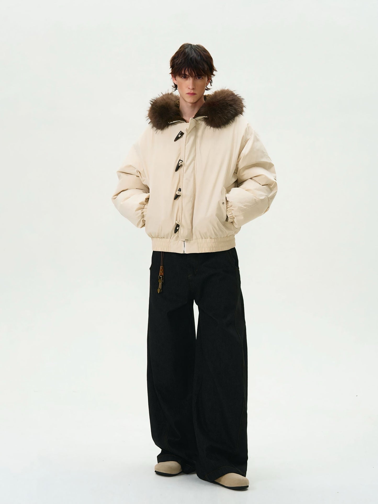 White Far Duffle Coat