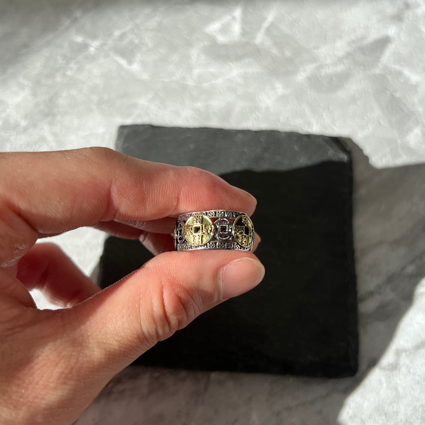 old coins ring