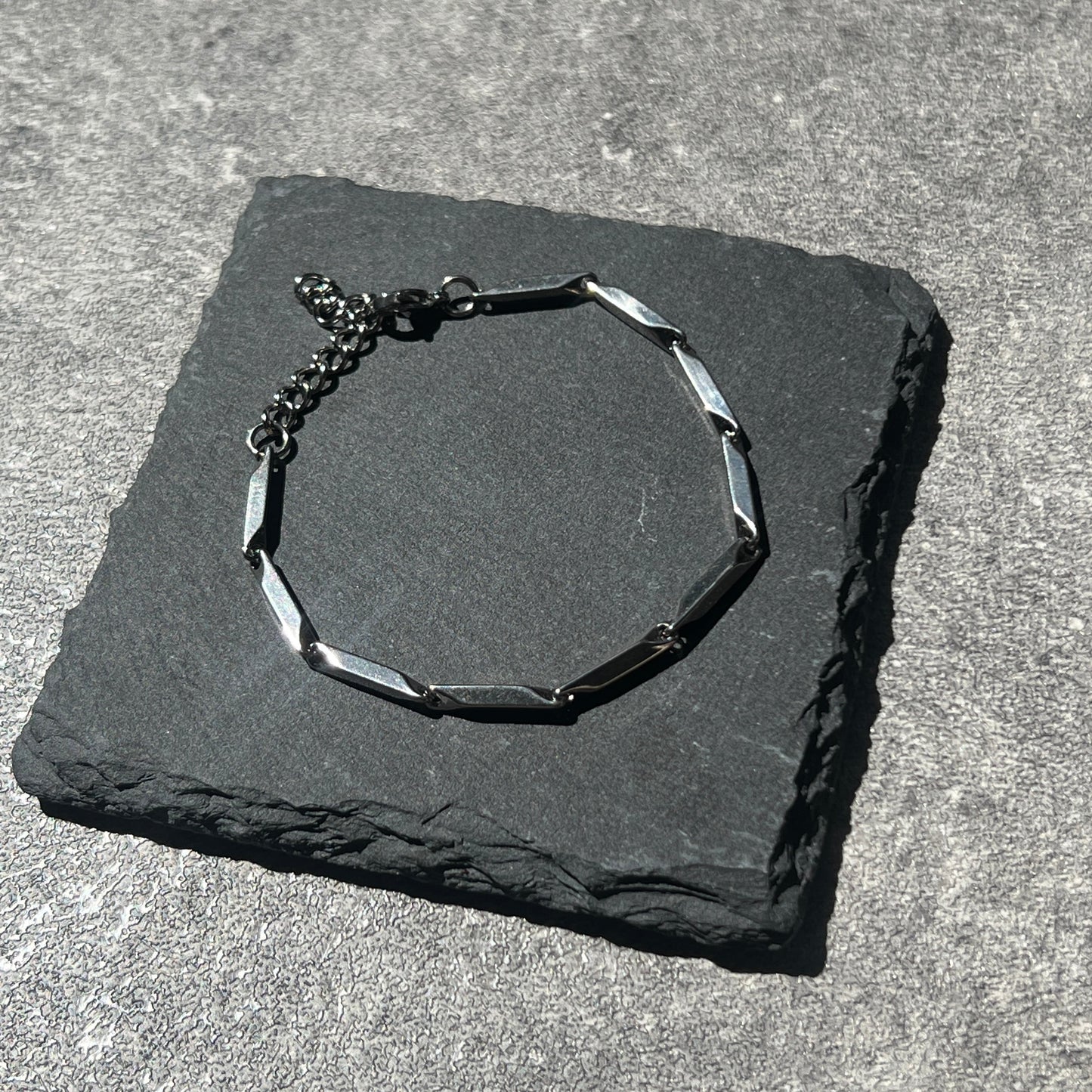 rhombus chain bracelet