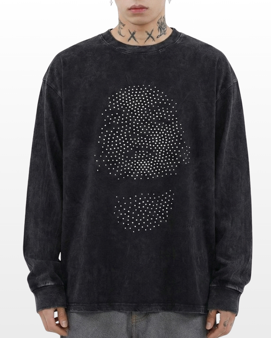 Dot Skull Long Sleeve