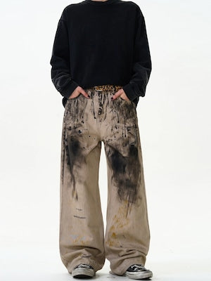 Black watercolor bottoms