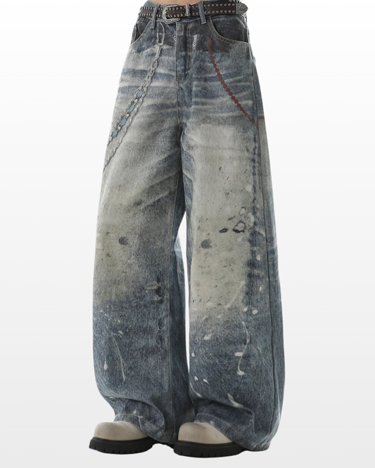 Bleach Wide Denim