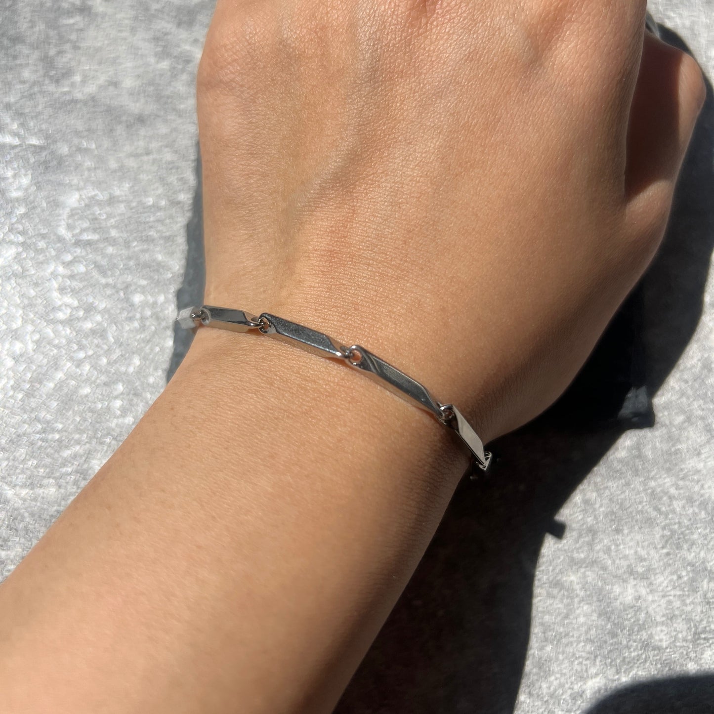 rhombus chain bracelet