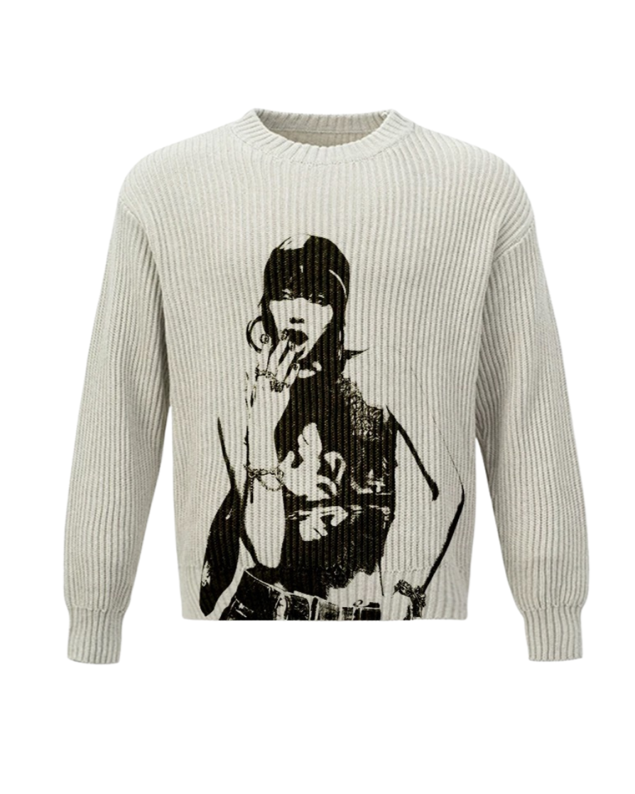 【公式正規品】ninety-nine Portrait Rib Knit Portrait Rib Tops – Ninety-nine