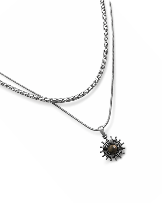 Sun Layered Necklace