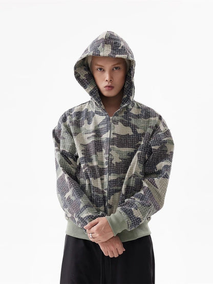 camouflage short jacket