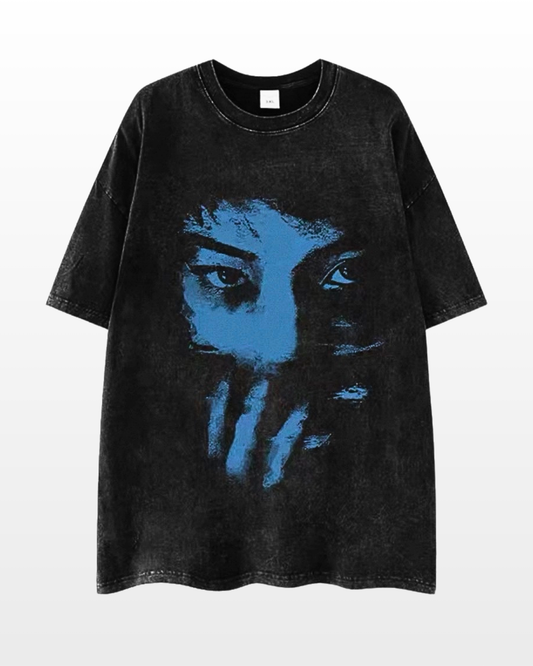 Blue Shadow Face T-shirt