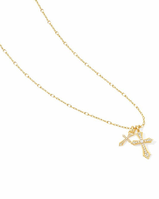 GOLD CROSS NECKLACE