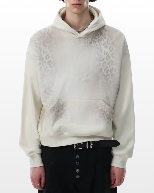 Faded Leopard Hoodie