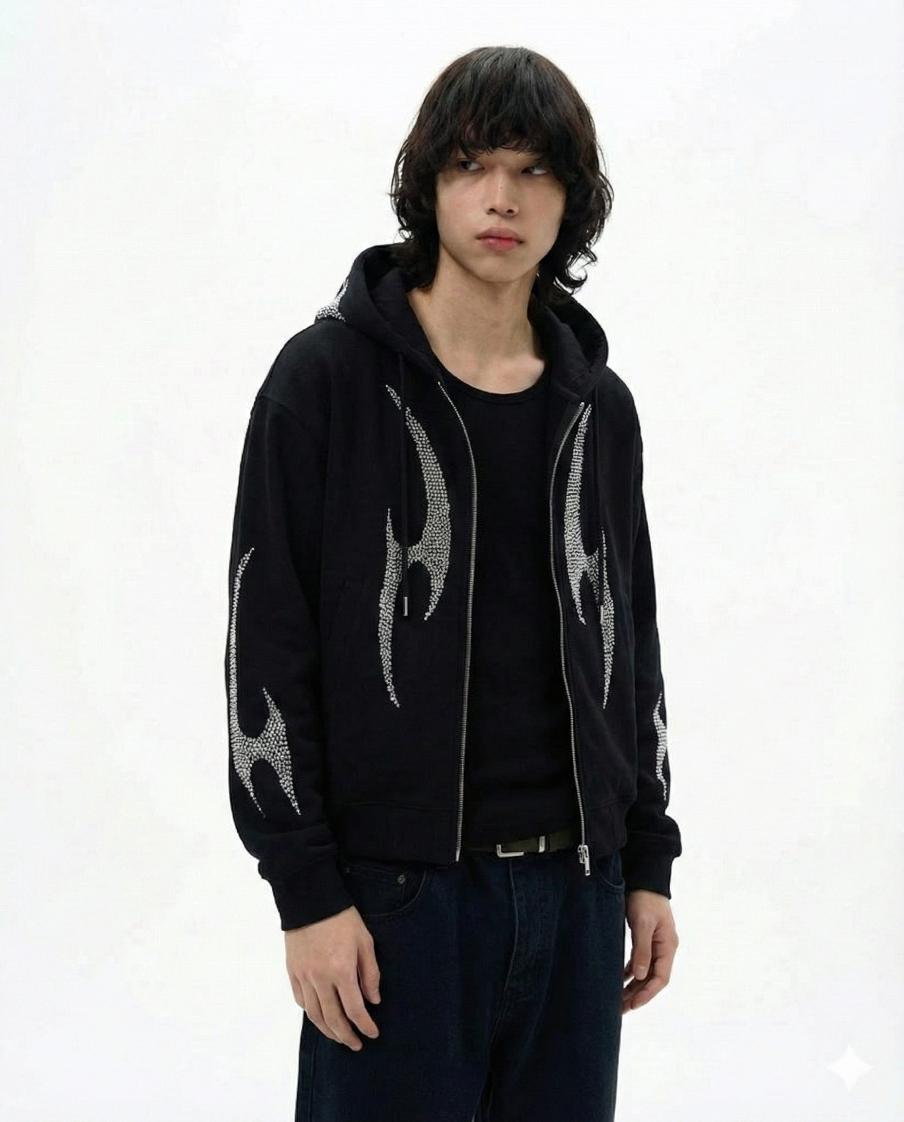 Flame Tribal Zip Hoodie – Ninety-nine Flame Tribal Zip Hoodie – Ninety-nine