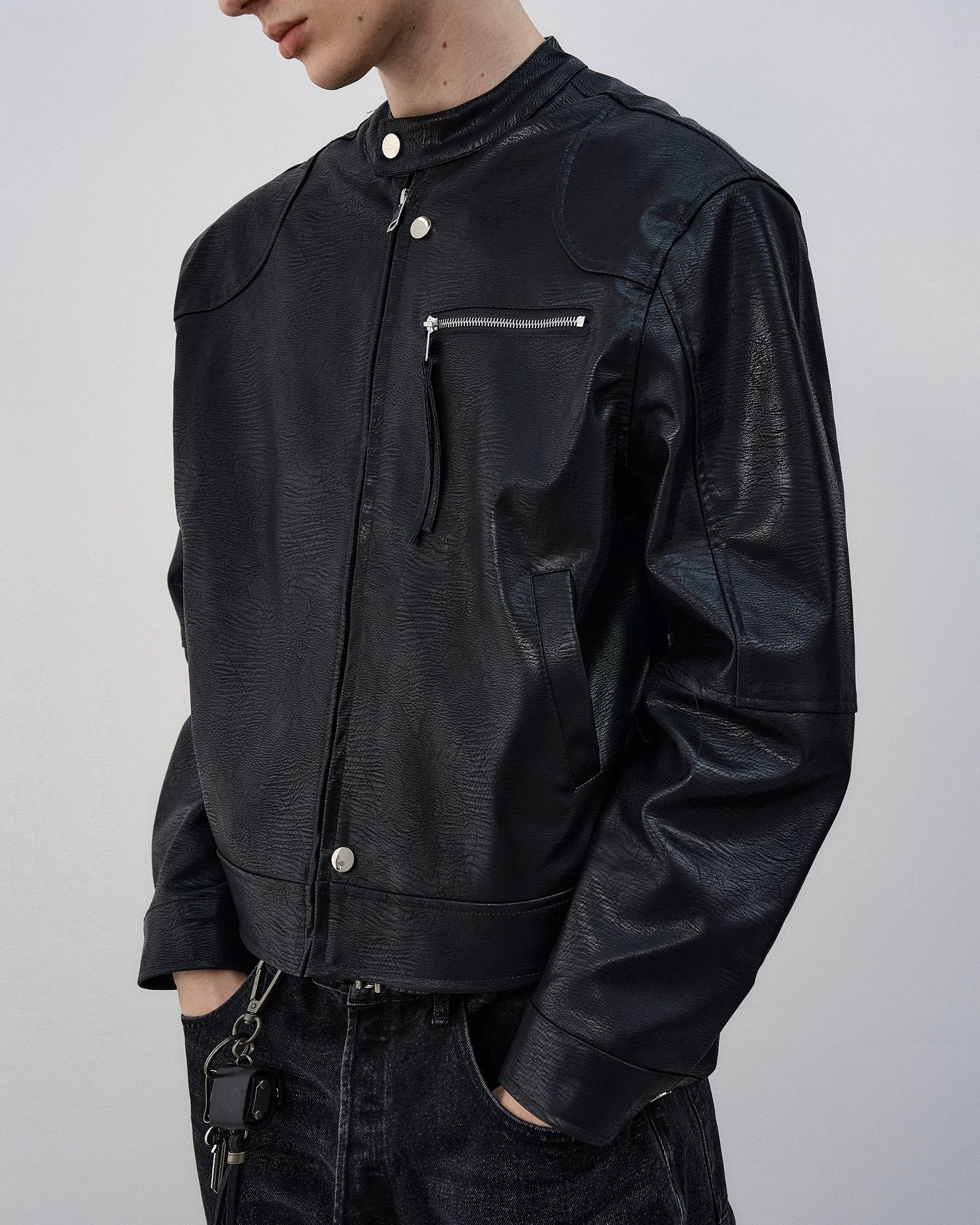 Riders Style Leather Jacket – Ninety-nine