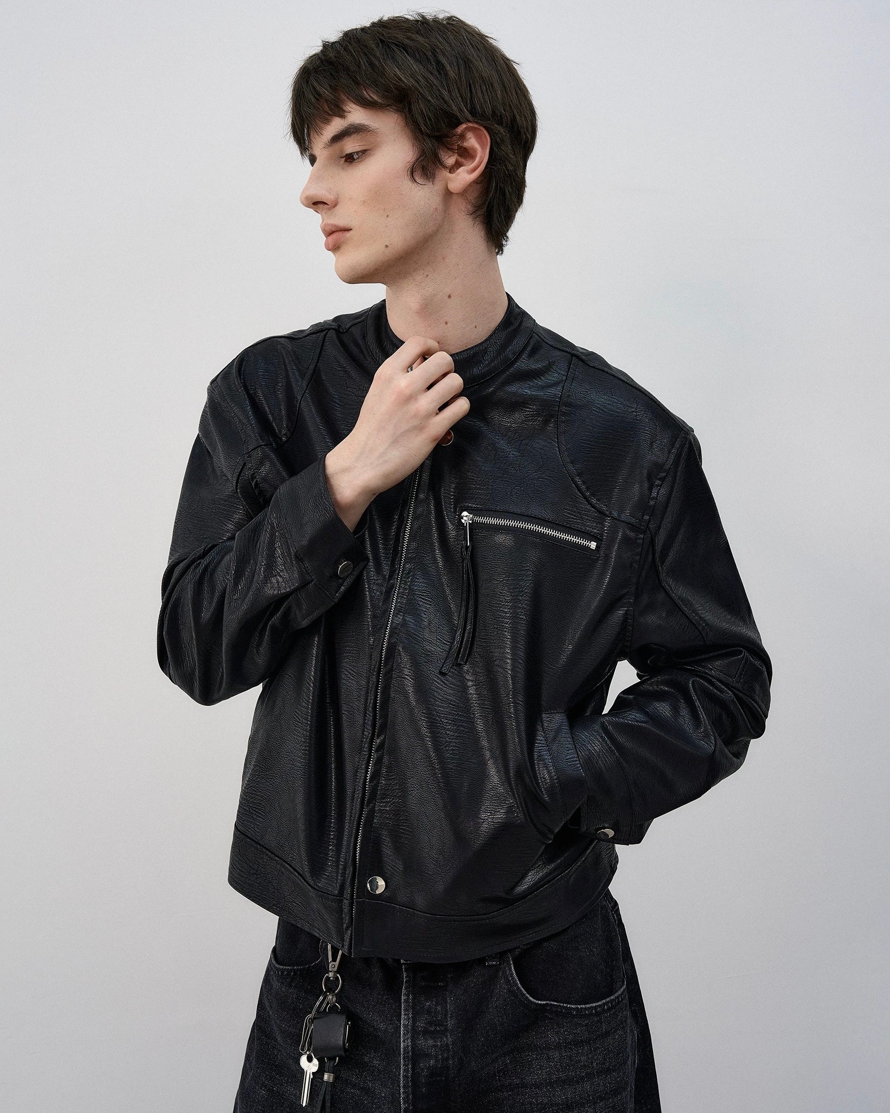 Nine Rulaz Line 羊革ライダースジャケット Lサイズ Riders Style Leather Jacket – Ninety-nine