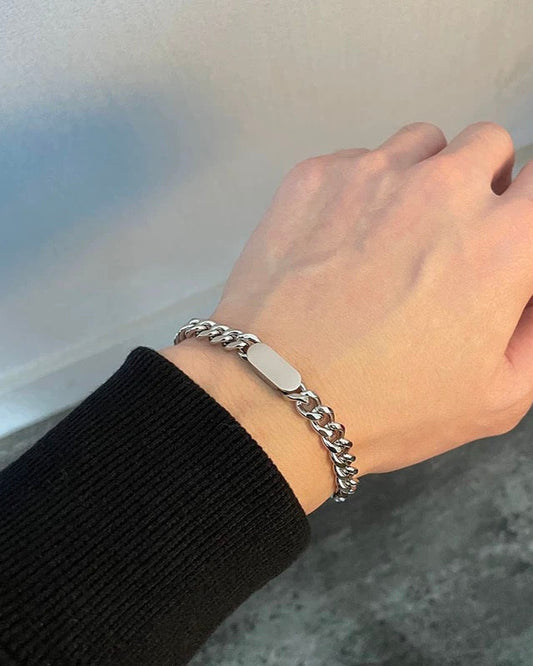 PLATE Silver Bracelet