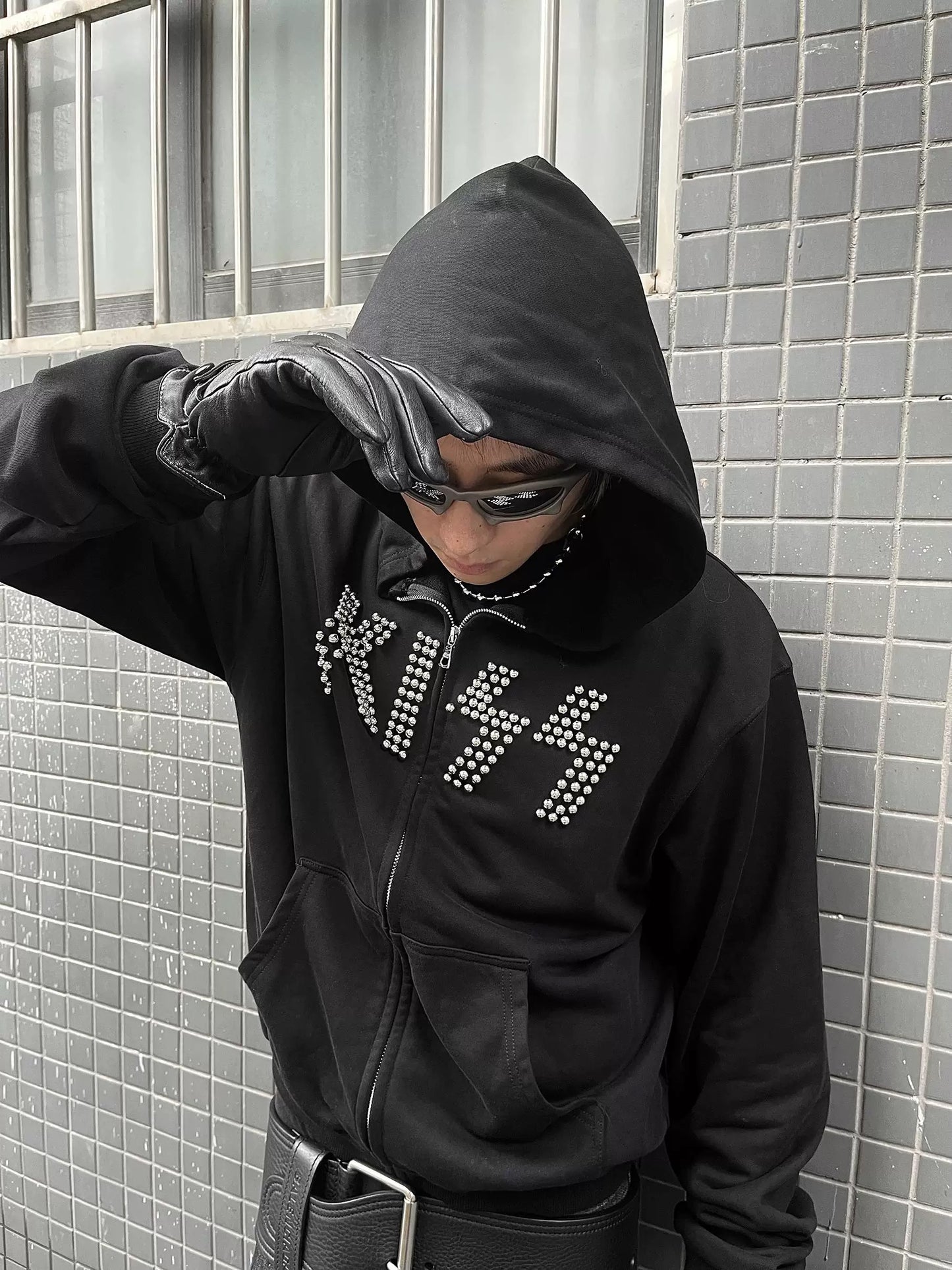 Starlit Kiss Zip Hoodie