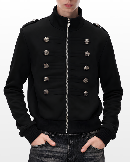 Military Crest Zip Jacket
