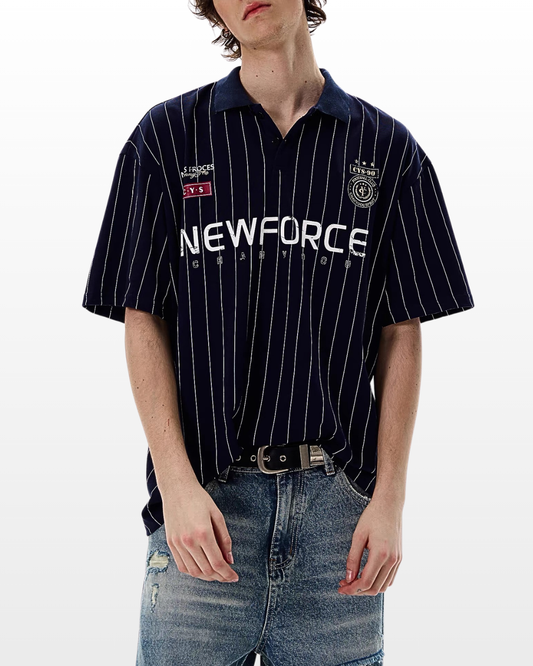 Newforce Stripe Polo