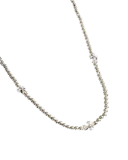 Tiny Cross Chain Necklace