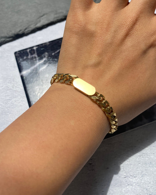 PLATE Gold Bracelet