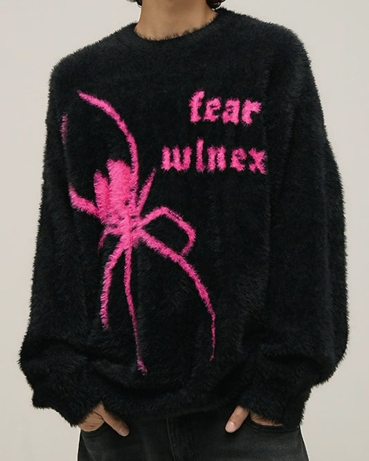 Fast Drop Item　Niche spider sweater