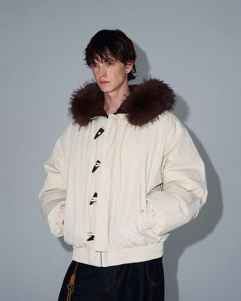 White Far Duffle Coat