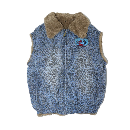 Leopard Clash Vest